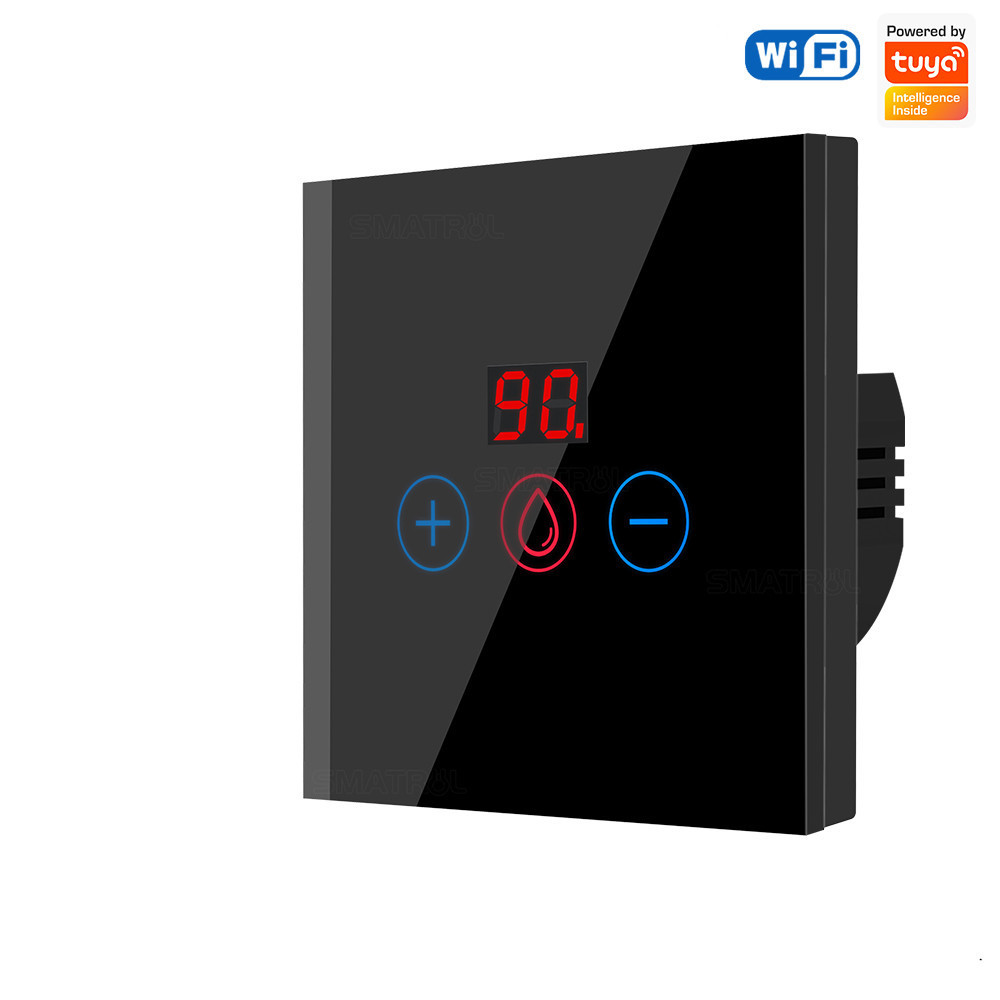 20A Tuya Smart Wifi Water Heater Boiler Touch Switch Air Conditioner Light Timing Wall Electrical Switch