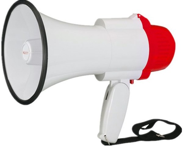 HY1002 Academy Sports Bull Horn Plastic Toy Megaphone