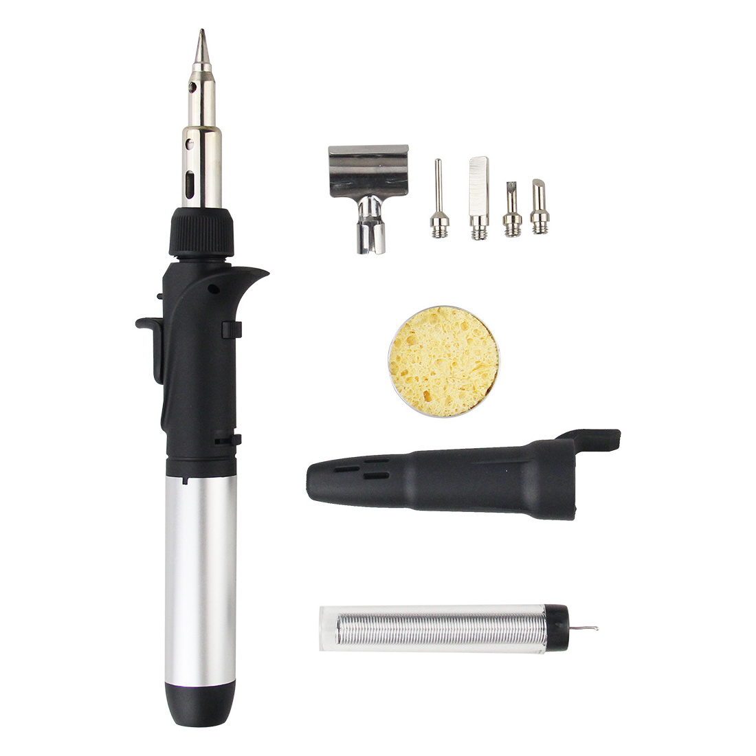 cordless welding torch butane gas soldering iron kit