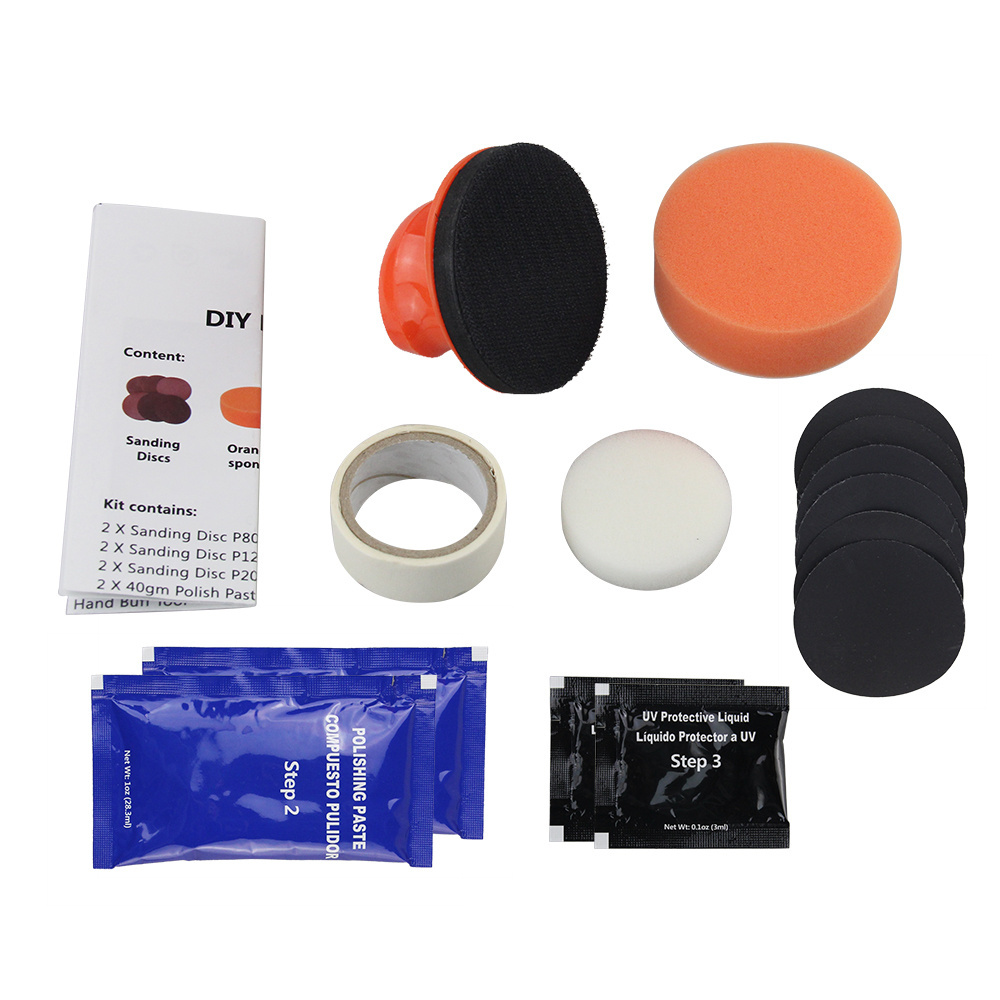 Cheap high quality Easy Operation car Headlight Restoration Kit DIY for Restore Sun Damaged Headlights