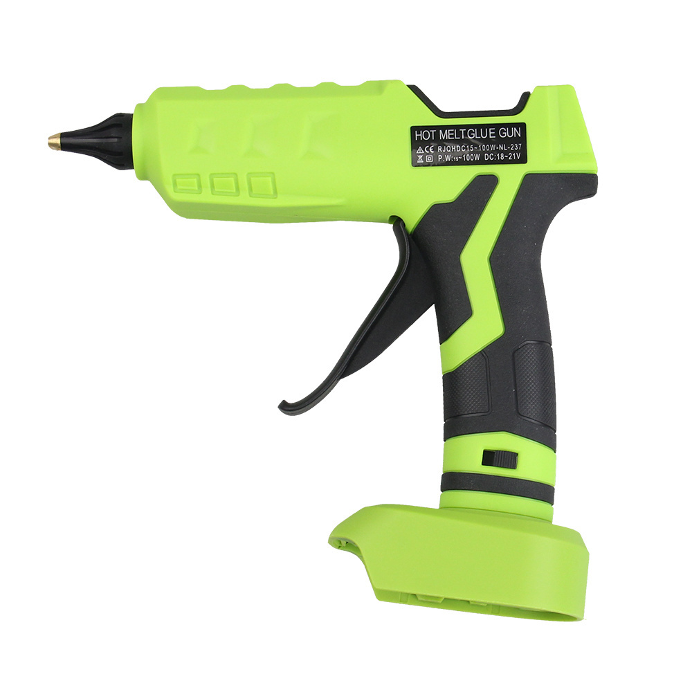 cordless rechargeable hot mini glue gun for m-akita d-ewalt lithium 18V battery with glue stick