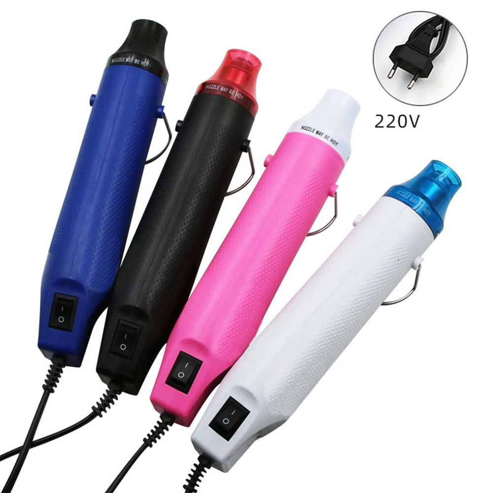 Multicolor Dual Temperature Portable Electronic DIY Crafts 300W 220V Electric Hot Air Mini Heat blower shrink Gun