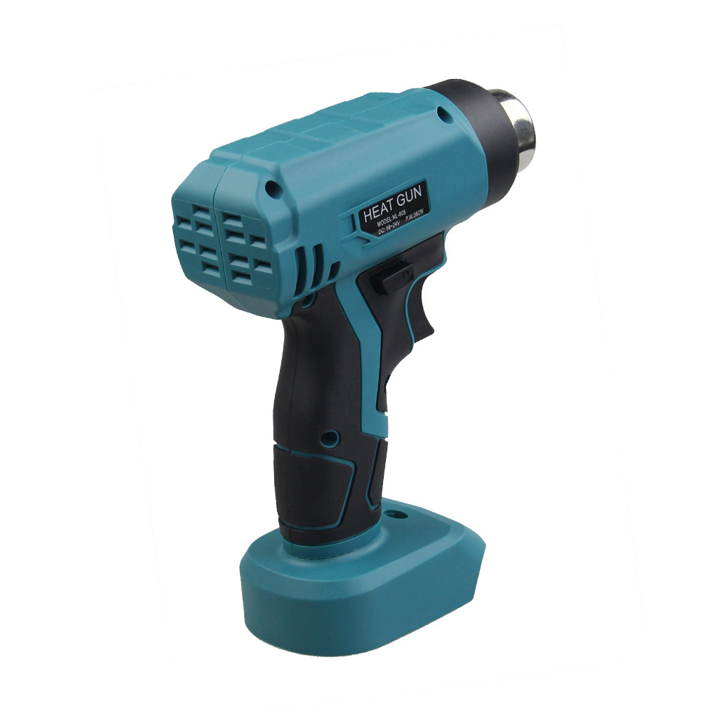 Battery powered rechargeable cordless hot air gun heat gun temperature adjustment for M akita 18v Li-ion