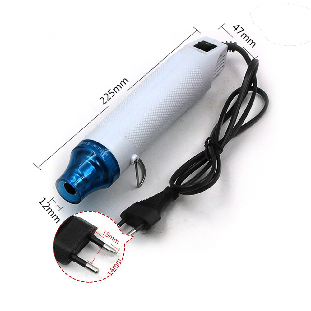 Multicolor Dual Temperature Portable Electronic DIY Crafts 300W 220V Electric Hot Air Mini Heat blower shrink Gun