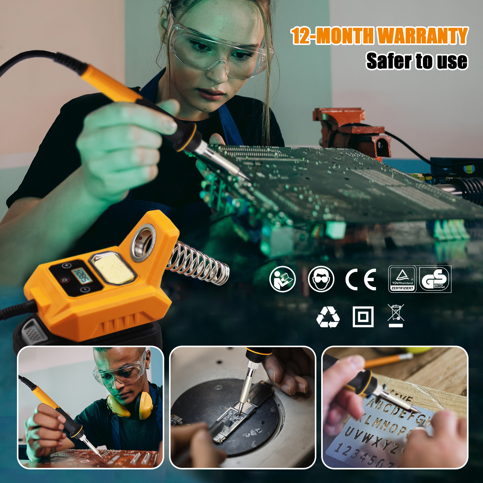 20V Electronic Welding Station Cordless Soldering iron Temperature Adjustable Fast Heating Repair Welder For M-akita D-ewalt 18V