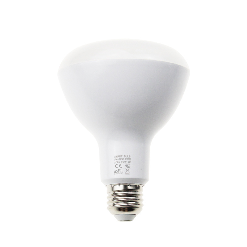 Tuya APP Dimming RGBW BR30 Smart Wifi Led Light Bulb Supplier