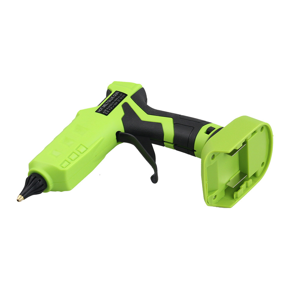 cordless rechargeable hot mini glue gun for m-akita d-ewalt lithium 18V battery with glue stick