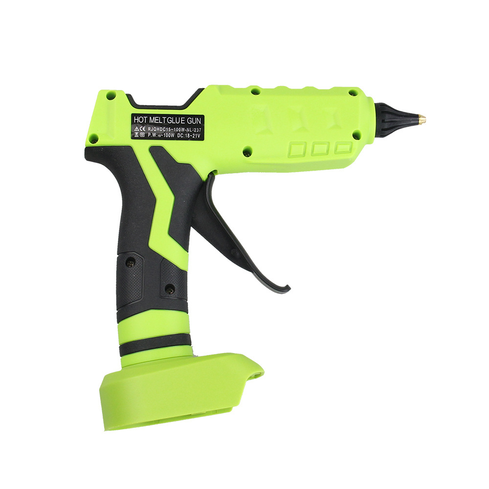 cordless rechargeable hot mini glue gun for m-akita d-ewalt lithium 18V battery with glue stick