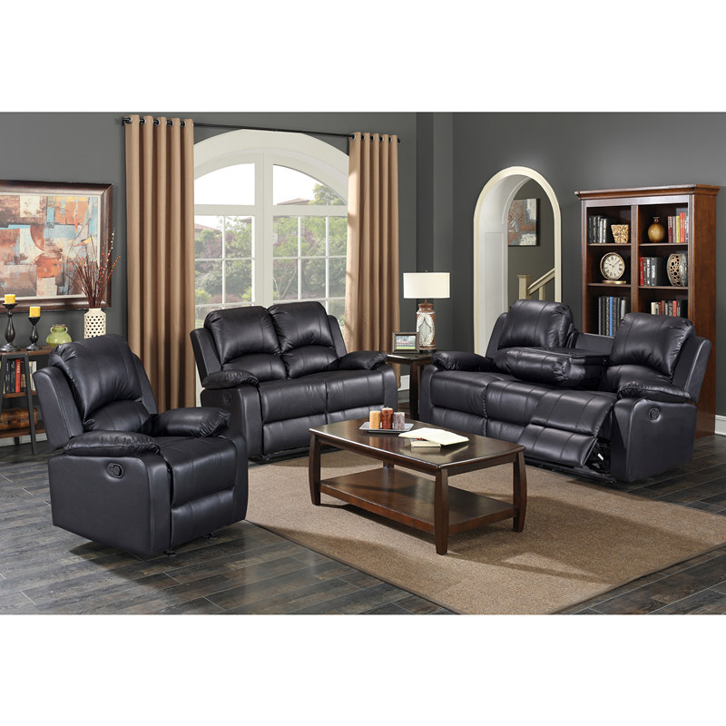 Traditional Style Recliner 3+2+1 Seat Sectional Couch Living Room Traditional Sofas(old) Set Furniture