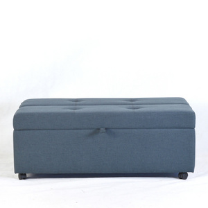 wholesale living room furniture folding ottoman bench bedroom furniture set ottoman bed