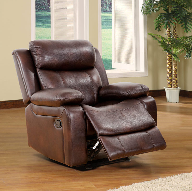 Hot Selling Living Room Furniture Leisure Chair American Style Manual Single Recliner Sofa Chair