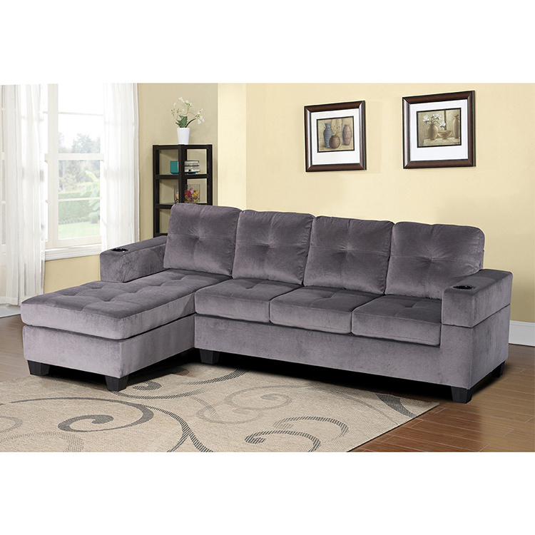 Wholesale Good Quality L Shaped Sofa Sectional For Living Room Luxury Comfortably Corner Sectional Sofa