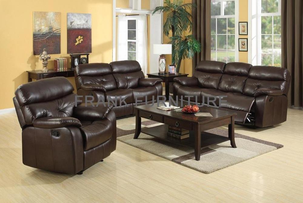 Wholesale Living room furniture 1+2+3 seat  leather recliner sofa set furniture designs modern