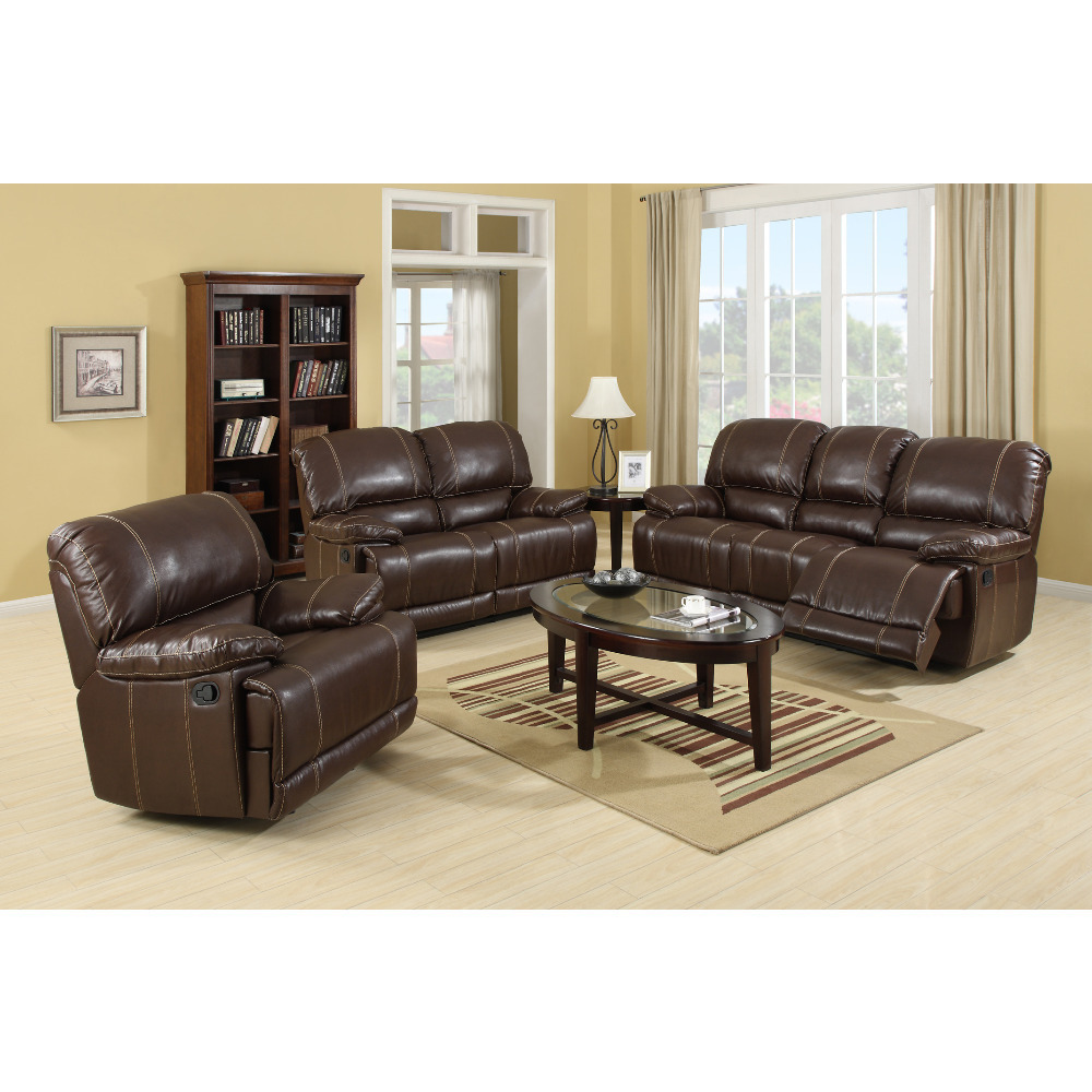 Hot Sale Modern Comfortable Living Room Sofa Set Furniture Leather Rocking Recliner Sofa Set 3 2 1