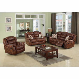 Modern Recliner Sofa Living Room Sofas Furniture Luxury Leather Reclining Sectional Sofa Set