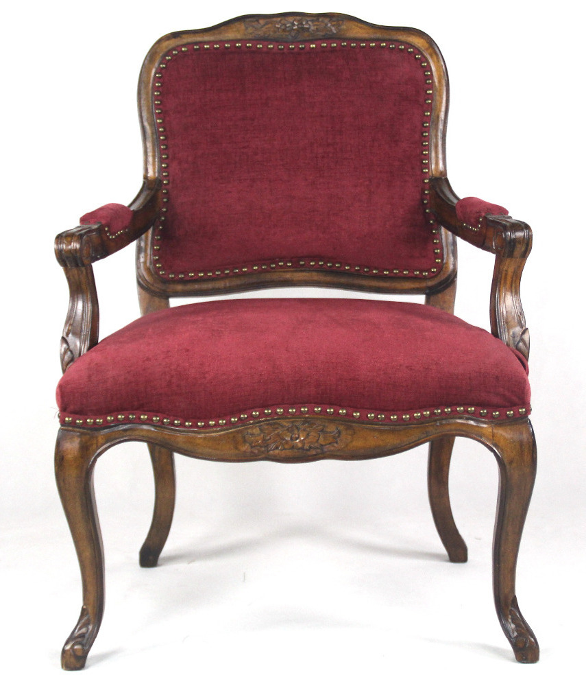 Beautiful luxury french bedroom dresser living room accent chairs with armrest chair