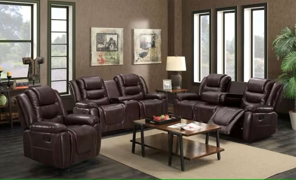 Factory price 2 love seats massage sectional recliner lounge sofa furniture chair set