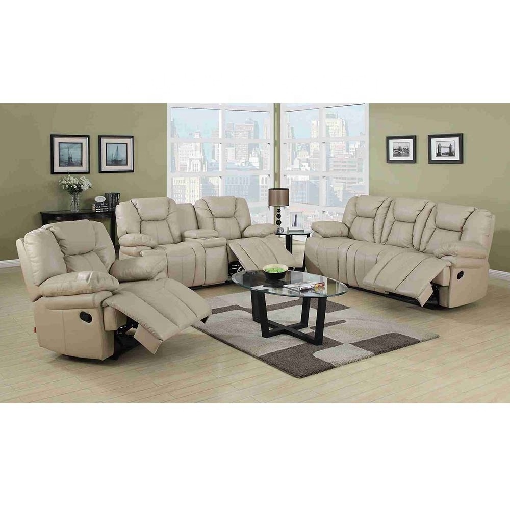 Frank furniture air leather air leather suede home cinema recliner corner sofa