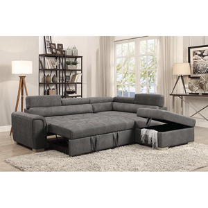 Hot selling sofa bed living room furniture fabric sofa bed linen sleeper sofa set