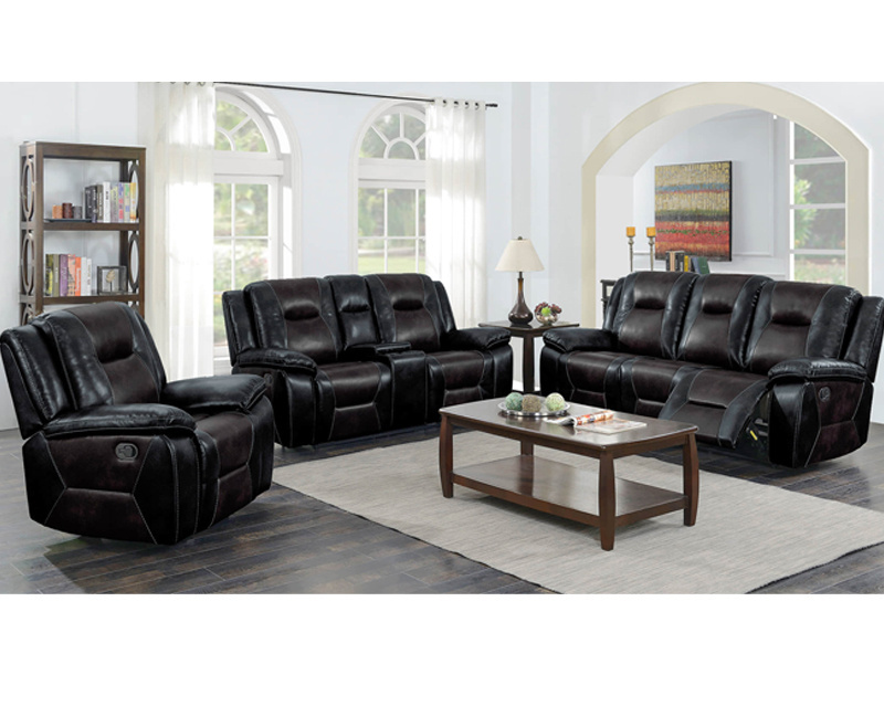 Modern style living room air leather sofa set 1+2+3 seater home theatre recliner cinema chair