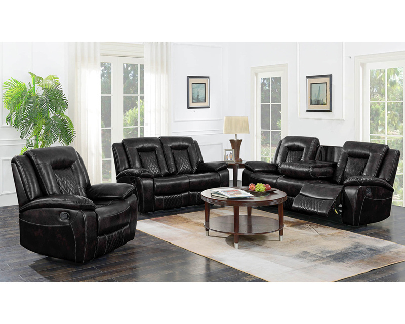 Modern style living room air leather sofa set 1+2+3 seater home theatre recliner cinema chair