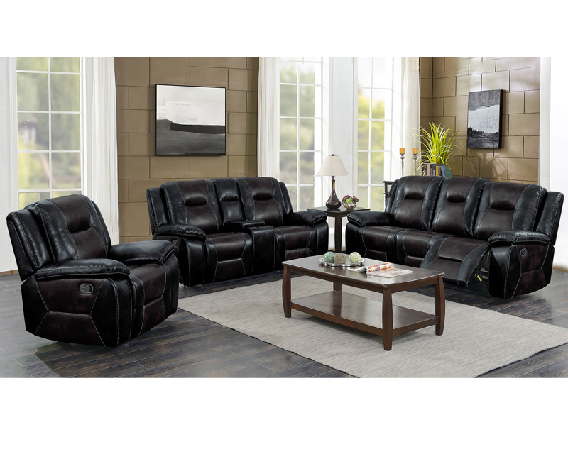 Modern style living room air leather sofa set 1+2+3 seater home theatre recliner cinema chair