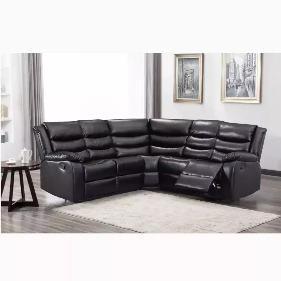 Frank Furniture New Design Air Leather Sofa Chair Recliner ,Lazy Boy Recliner Sofa Set