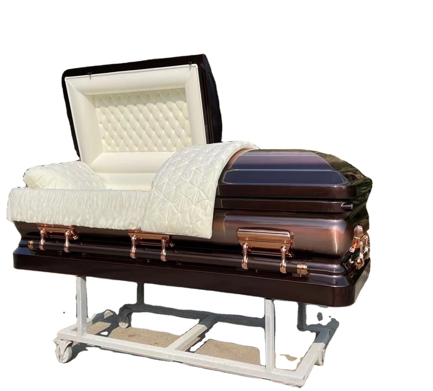 High quality America style coffin interior LE-8005 Velvet textile  coffin and casket polyester fabric