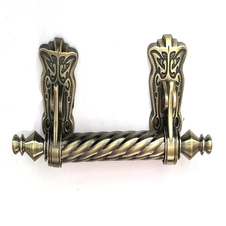 Free Sample High Quality Brass Handle Hardware Funeral Accessories Casket Handle In Bronze