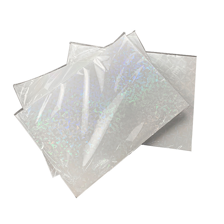 Custom size a3 a5 laminating pouch film a4 size hologram lamination film