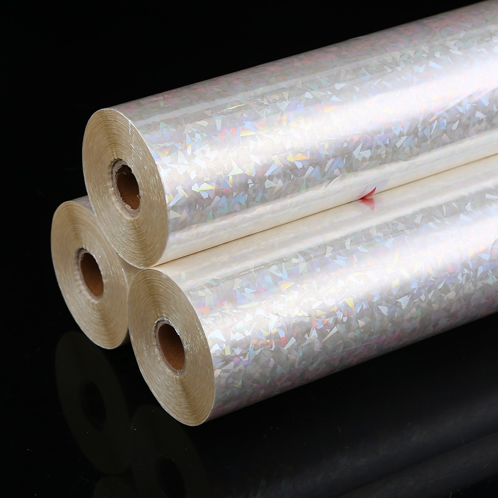 Bopp transparent holographic cullet design thermal lamination film