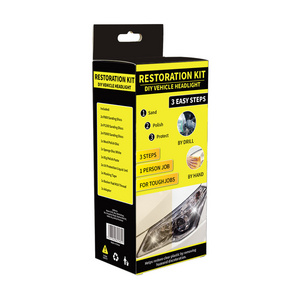 Easy Operation DIY Car Repair Headlight Restoration Cleaning Polishing Kit for Restore Care Sun Damaged Headlights