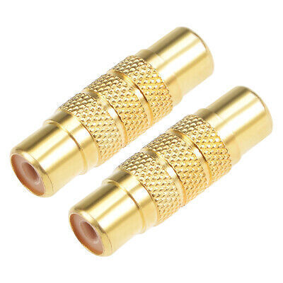 Manufacturer supply High end metal male female gold rca plug connector for car audio/video rca cable connect