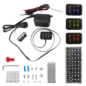 Manufacturer 6 Gang LED Switch Panel 12V 24V Truck Marine Boat Car SUV Off Road Lights LED Switch Panel