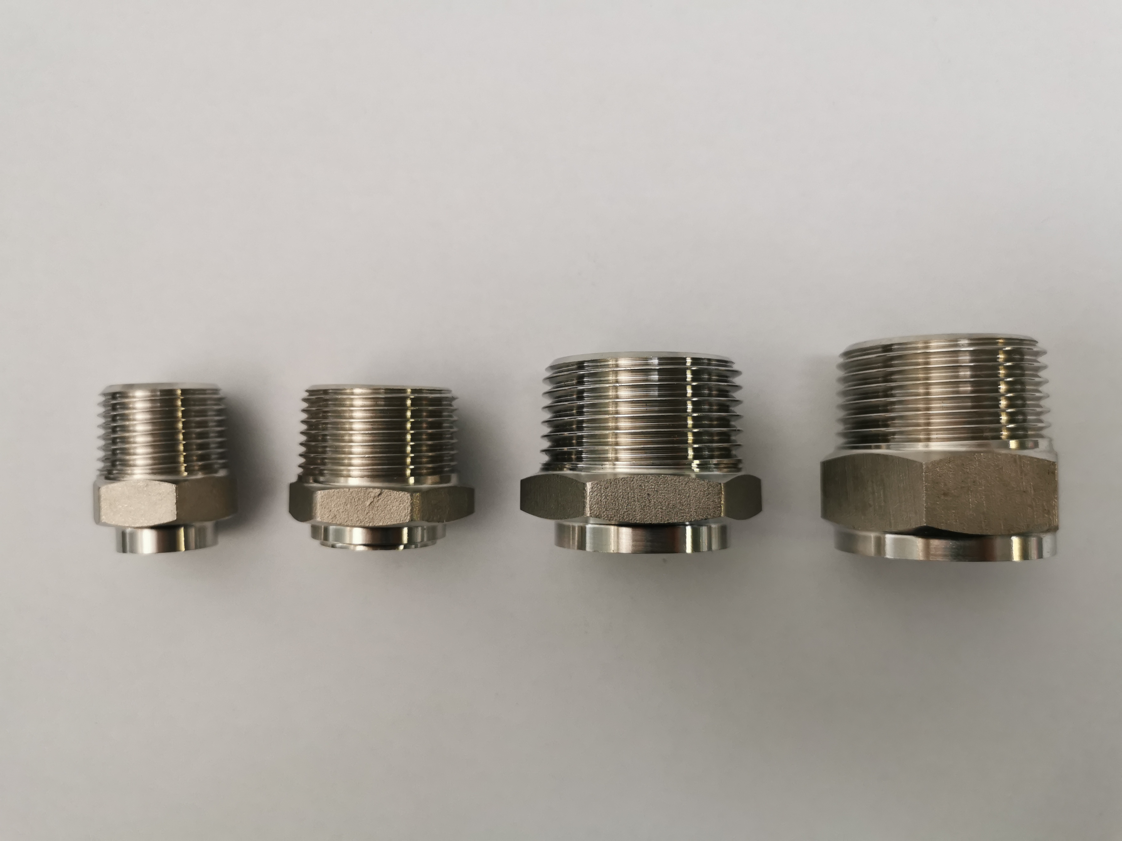 Stainless Steel BSP Threaded Hex Nipple for plumbing