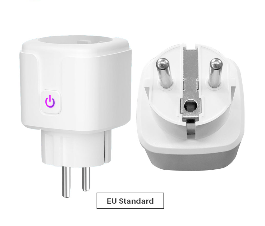 ESPHome ESP8266 Tuya EU Standard 16A Wifi Outlet Smart Plug Socket Tasmota Energy Power Monitoring support Alexa Google