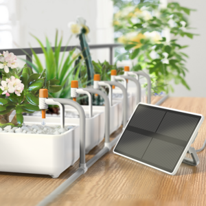 Solar Automatic plant watering device smart solar drip Irrigation kit auto self watering system for plants home garden indoor