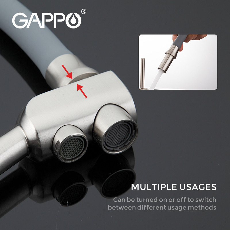 GAPPO luxury kitchen faucet kitchen faucet with flexible spout  kitchen taps faucet with filter G4398