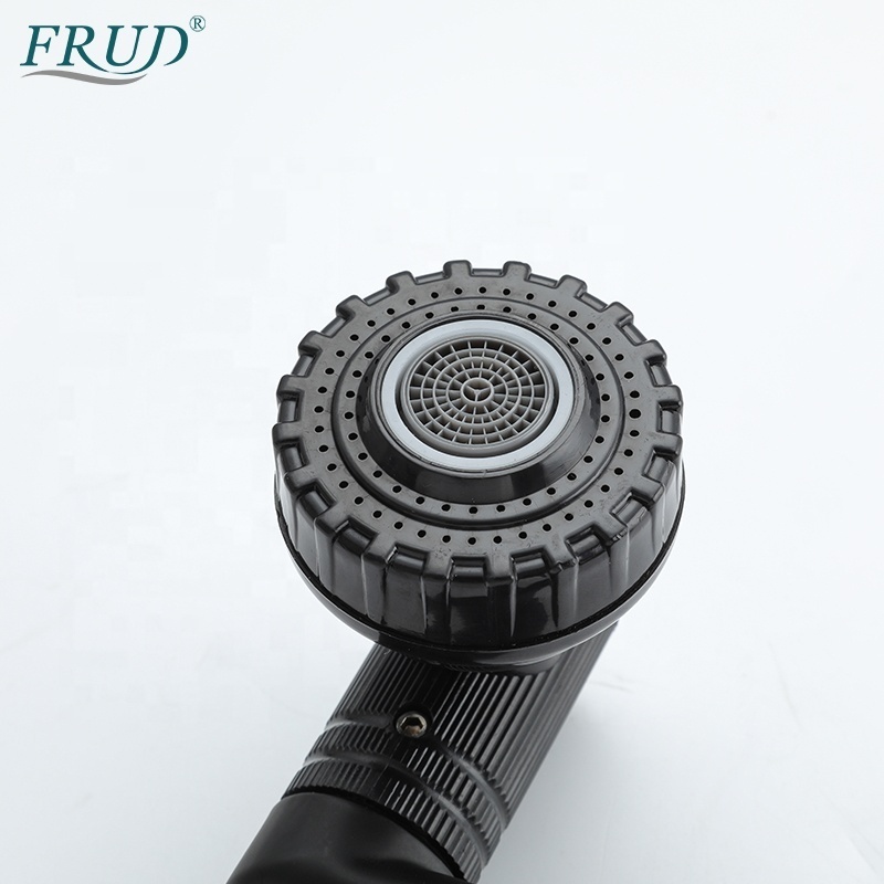 Frud 1080 degree swivel faucet for bathroom sink stainless steel bathroom faucet black basin faucet R10052-6