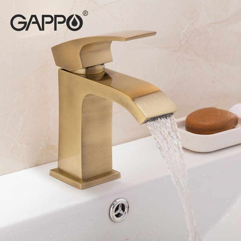 Bronze bathroom basin faucets brass faucets for bathroom luxury basin faucets G1007-4