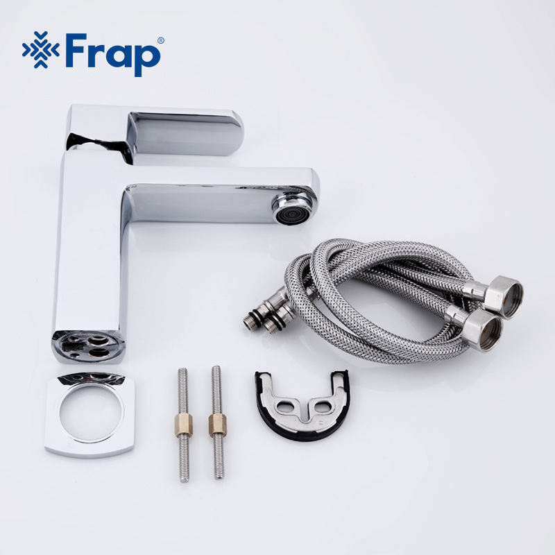 Frap SEDAL Chrome Basin Faucet Brass body with zinc handle Basin mixer  F1073