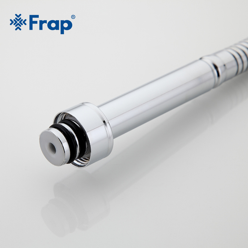 Frap Kitchen Faucet Pull-out Spray Head Two Ways of Water Outlet Flexible Hose Polished F7310