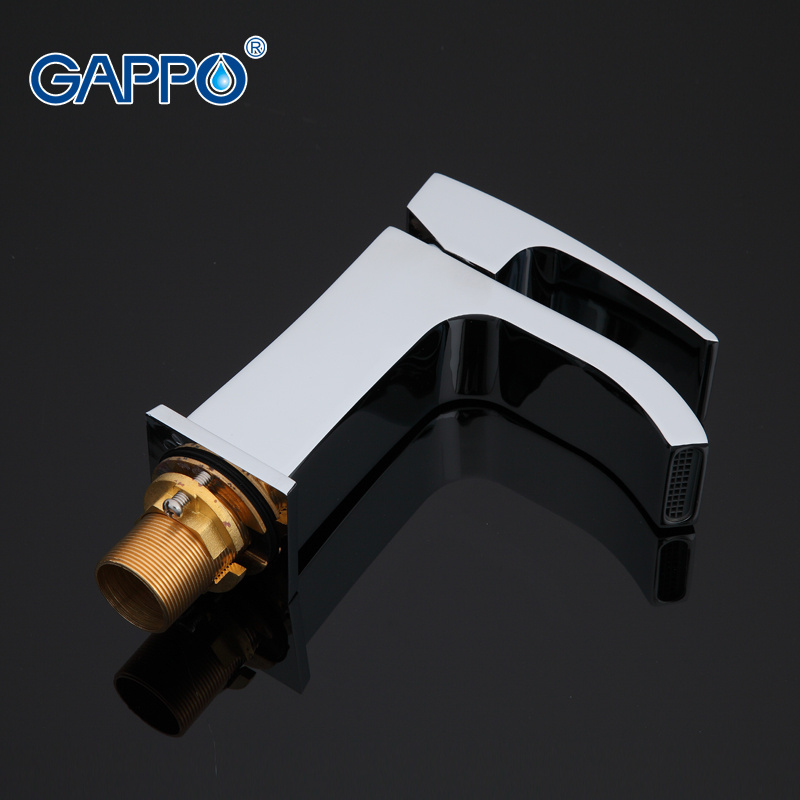 GAPPO Water Mixer Tap Basin Sink Faucet Bathroom Wash Tap Single Hole Brass Mixer Waterfall Faucet G1007-1