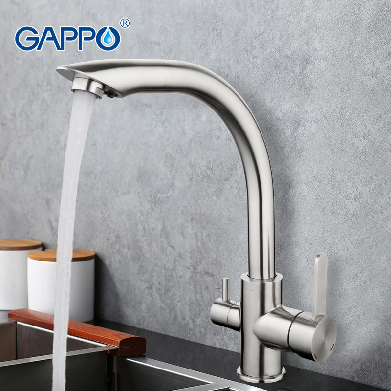 GAPPO water filter taps Kitchen sink faucet mixer tap drinking water tap kitchen faucet tap Cold Hot Water purifier mixer G4399