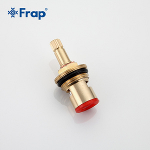 FRAP Brass Faucet Cartridge Double Handel Kitchen Basin Water Tap Valve F52-4