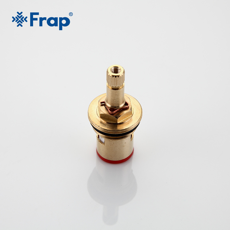 FRAP Brass Faucet Cartridge Double Handel Kitchen Basin Water Tap Valve F52-4