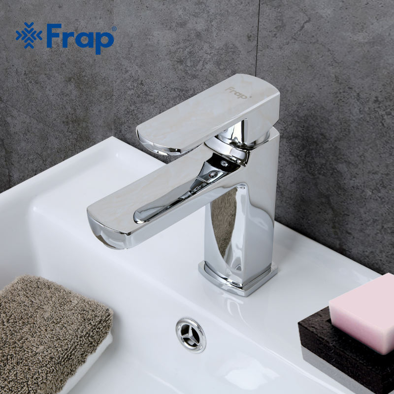 Frap SEDAL Chrome Basin Faucet Brass body with zinc handle Basin mixer  F1073