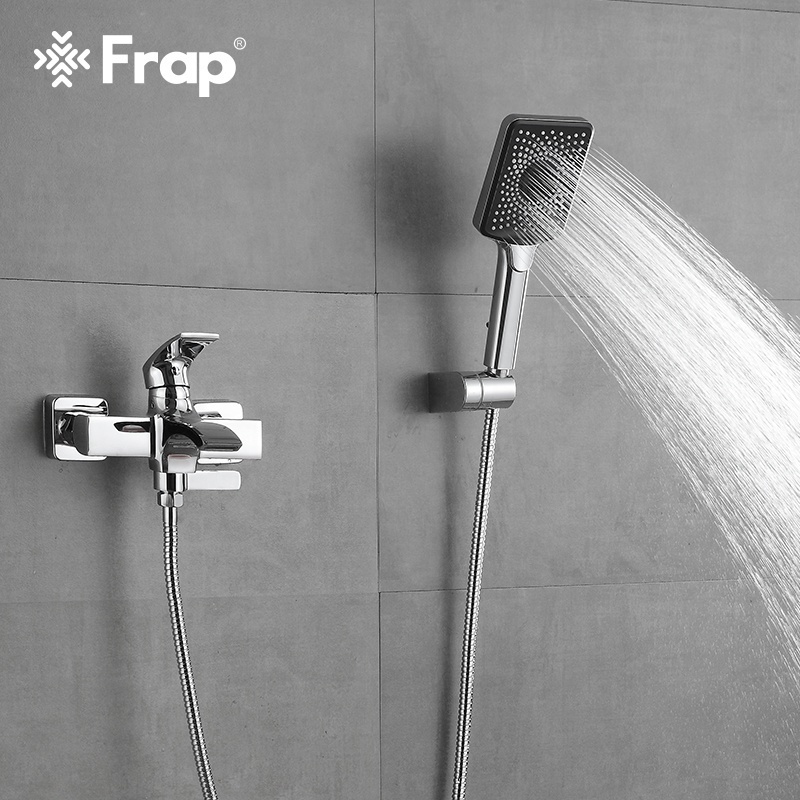 Frap luxury rainfall toilets bathroom sets rainshower set warrantee factory directly water saving upc bathtub faucet F3269