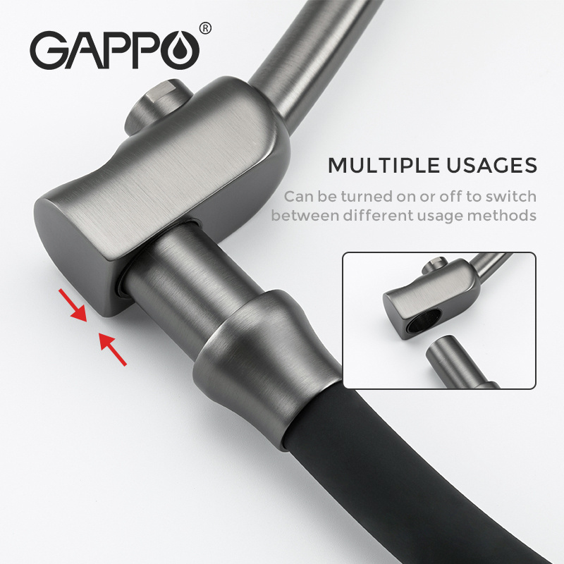 Gappo New pullout kitchen faucet with pull out spout commercial kitchen faucet modern Kitchen Faucet G4398-19