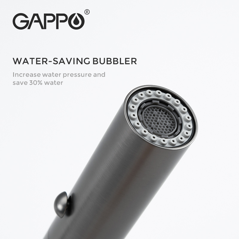 Gappo Luxury Kitchen ss Faucet with Pull Out Spout sink tap kitchen stainless steel 360 Degree Kitchen Faucet G4398-51